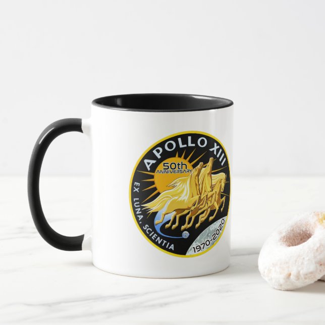 Caneca Apollo 13 50º Aniversário 1970 - 2020 (Com Donut)