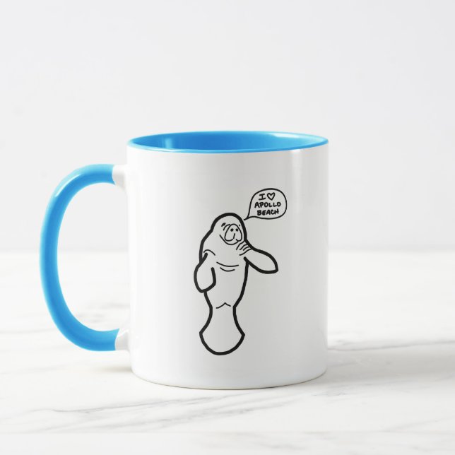 Caneca Apollo Beach Manatee Mug (Esquerda)