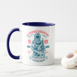 Caneca Apolo 11 Homem na Lua 1969