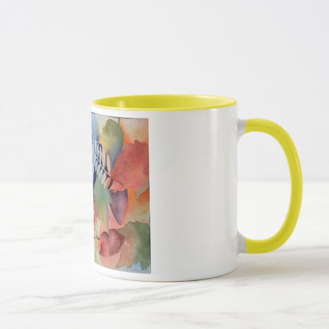 Caneca "Após a queda" - uma aguarela por J. Fischer (Direita)