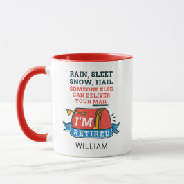 Caneca Aposentação Personalizada do Correio do Trabalhado