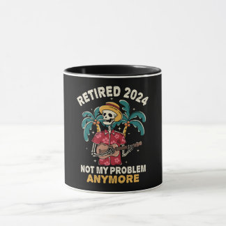 Caneca Aposentado 2024 Não É Meu Problema Mais Retirada