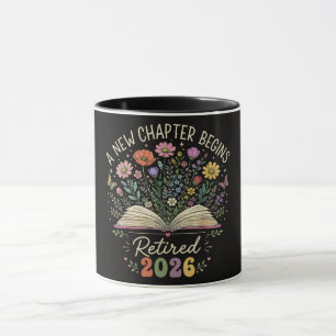 Caneca Aposentado 2026 Um Novo Capítulo Começa Aposentado