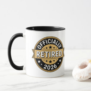 Caneca Aposentado oficialmente em 2026