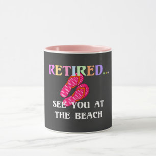 Caneca Aposentado...Vejo-te na Praia