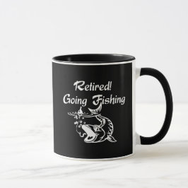 Caneca Aposentadoria Pescando