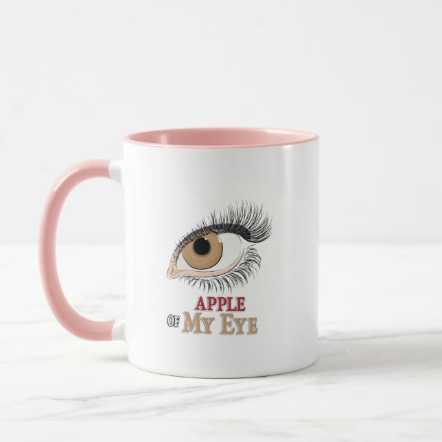 Caneca Apple of My Eyelashes Art (Esquerda)