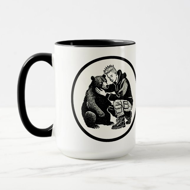 Caneca Approachable Wolf : Buddy Bear Mug (Esquerda)