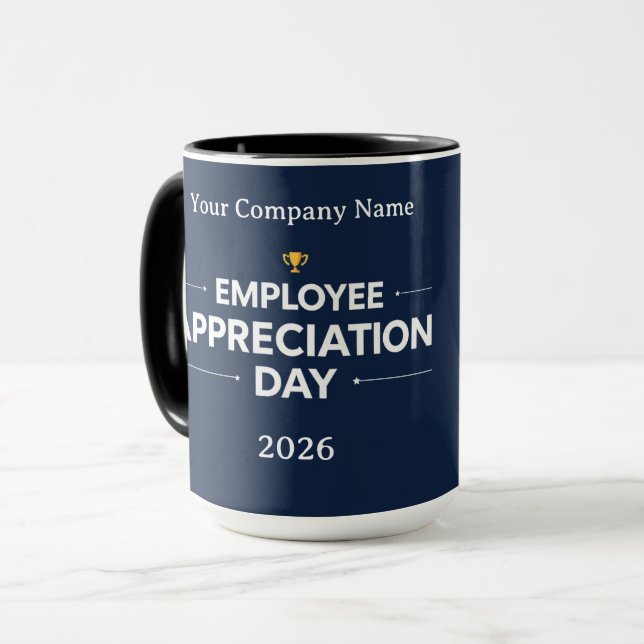 Caneca Apreciação ao Funcionário do Motor Invisível (Frente Esquerda)