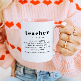 Caneca Apreciação da Definição de Professores Clássicos M