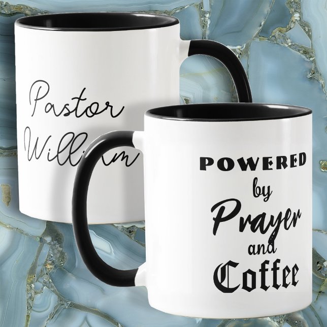 Caneca Apreciação do Pastor com Café da Oração (Criador carregado)