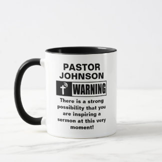 Caneca Apreciação Engraçada do Pastor Clergy