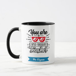 Caneca Apreciação Espetacular do Professor Funny Pun Prof