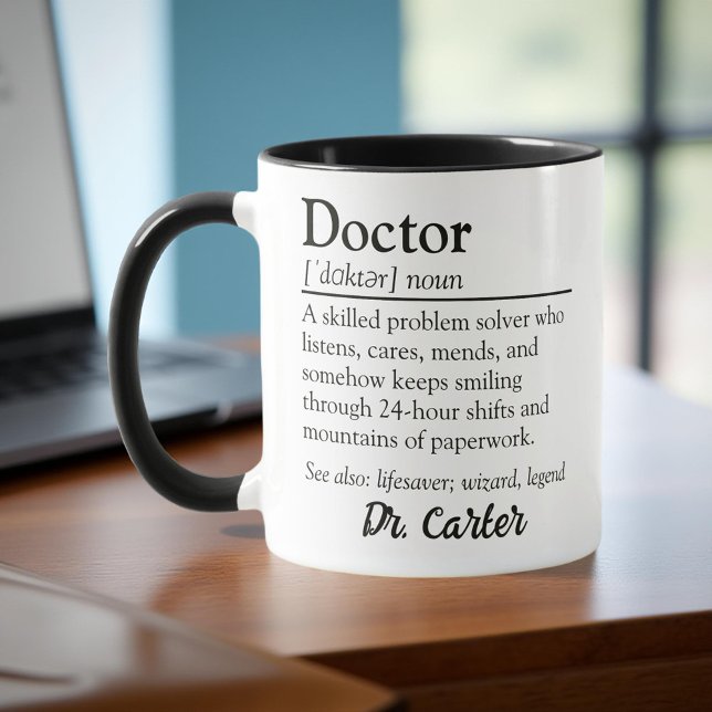 Caneca Apreciação Personalizada de Definição Médica (Criador carregado)