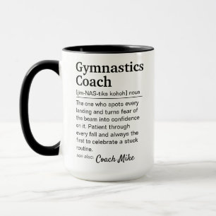Caneca Apreciação Personalizada para Treinador de Ginásti