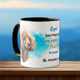 Caneca Apricot Poodle Dog Amigo Real