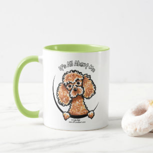 Caneca Apricot Toy Poodle É Tudo Sobre Mim