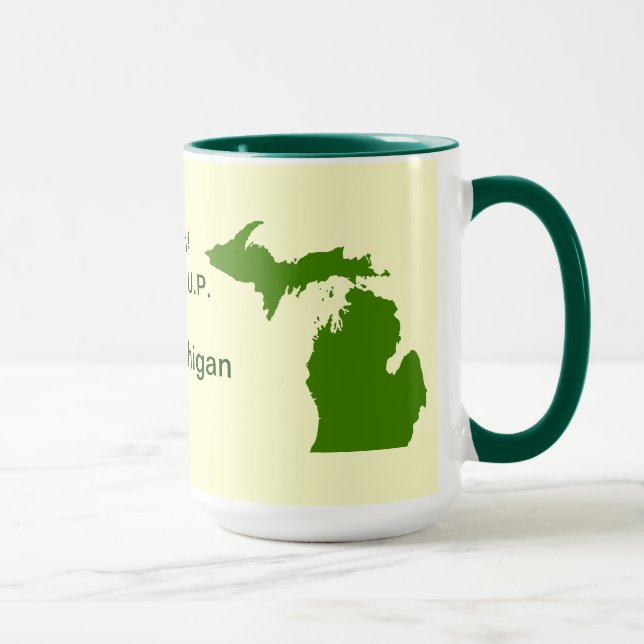 Caneca Aproveite o U.P. Michigan com Da Yoopers (Direita)