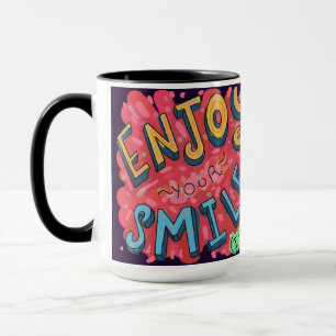 Caneca Aproveite Seu Sorriso (Eu Aprecio)