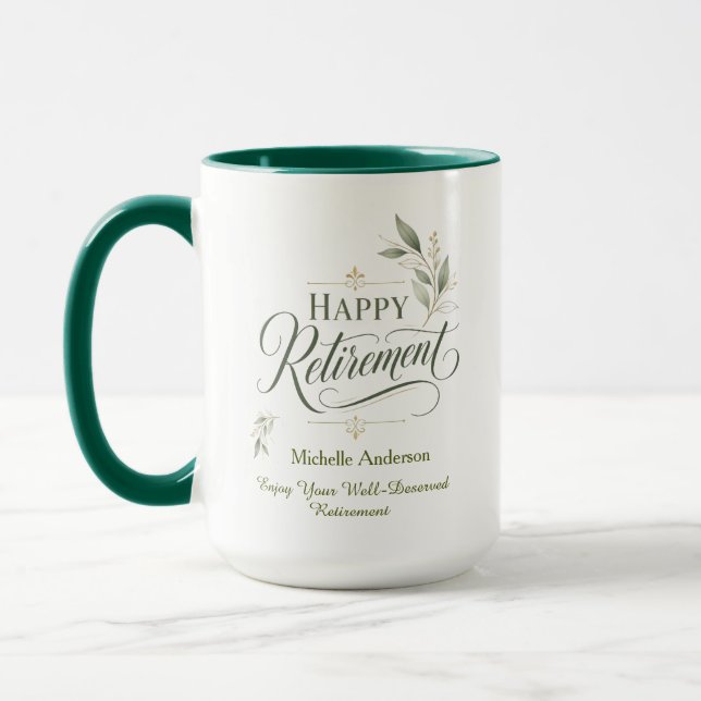 Caneca Aproveite Sua Aposentadoria Merecida Personalizada (Esquerda)