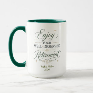 Caneca Aproveite Sua Aposentadoria Merecida Personalizada