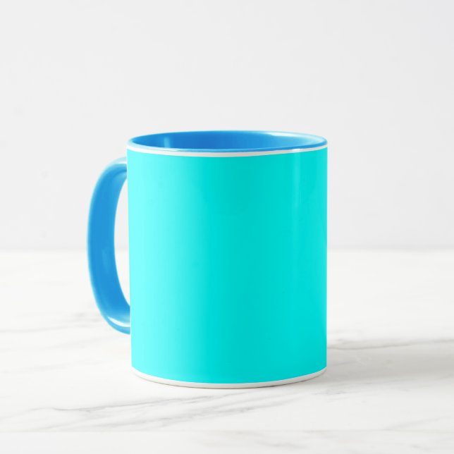 Caneca Aqua (cor sólida) (Frente Esquerda)