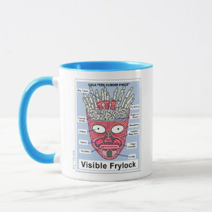Caneca Aqua Teen Fome Force Visible Frylock Poster
