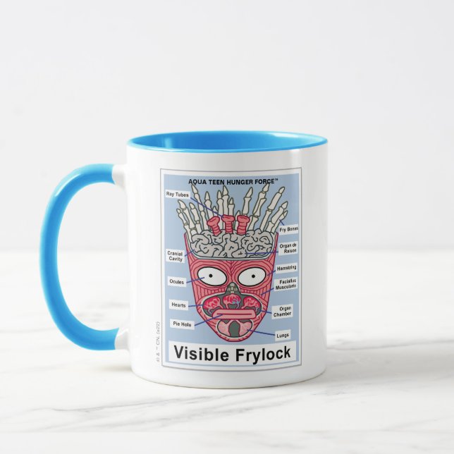 Caneca Aqua Teen Fome Force Visible Frylock Poster (Esquerda)
