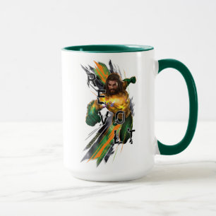 Caneca Aquaman   Aquaman "Revolta" Gráfico Refratado