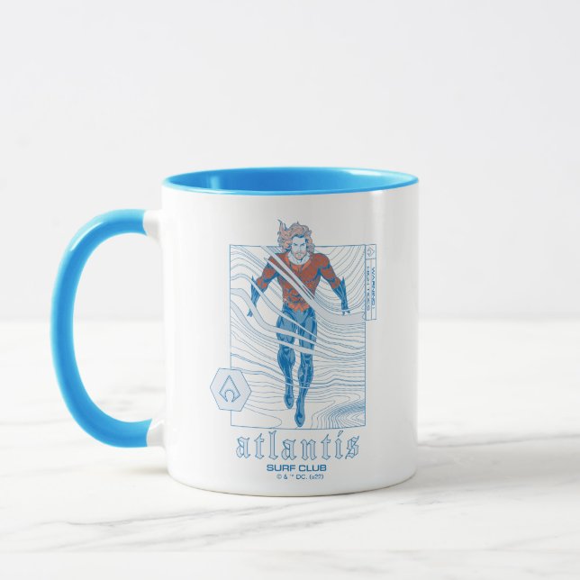 Caneca Aquaman - Atlantis Surf Club (Esquerda)