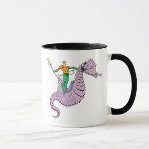 Caneca Aquaman corre cavalo marinho