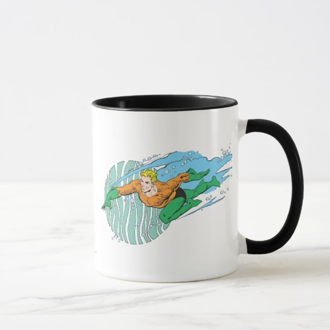 Caneca Aquaman Leaps Esquerdo (Direita)