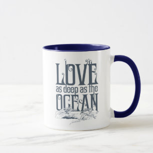 Caneca Aquaman & Mera - Amor Tanto Quanto O Oceano