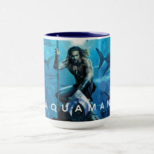 Caneca Aquaman   Prince Orin Com Animais Aquáticos