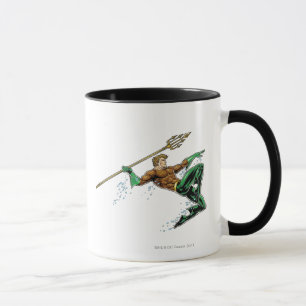 Caneca Aquaman Pulando com Lança