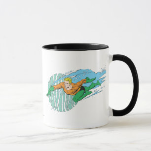 Caneca Aquaman salta à esquerda