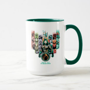 Caneca Aquaman   "Unir Os Reinos" Atlânticos Gráfico