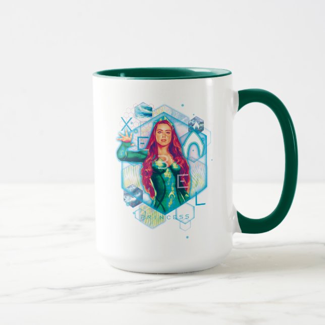 Caneca Aquaman | Xebel Princess Mera Hexagonal (Direita)