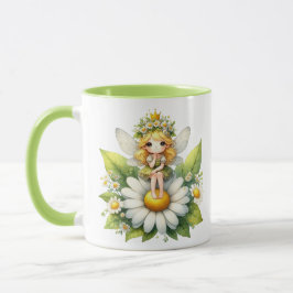 Caneca Aquarela Daisy Fairy