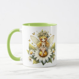 Caneca Aquarela Daisy Fairy