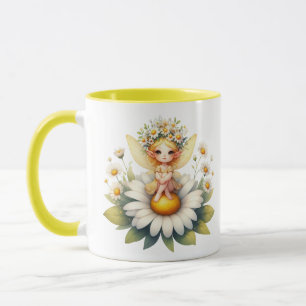 Caneca Aquarela Daisy Fairy