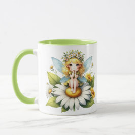 Caneca Aquarela Daisy Fairy