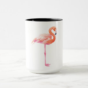 Caneca Aquarela Flamingo