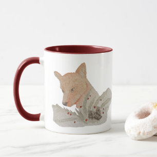 Caneca Aquarela Fox