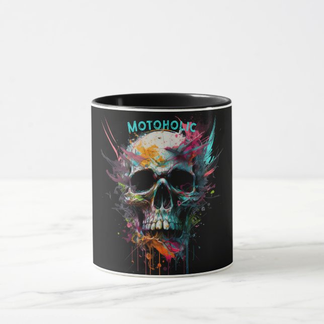 Caneca Aquarela Motoholic (Centro)
