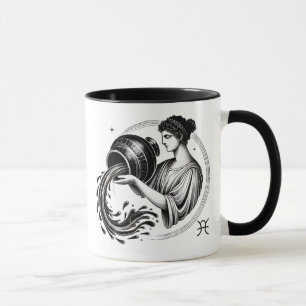 Caneca Aquário Zodíaco Astrologia