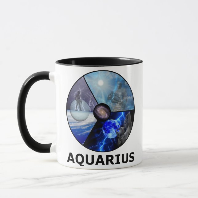 Caneca Aquarius - Astrology Mug (Esquerda)