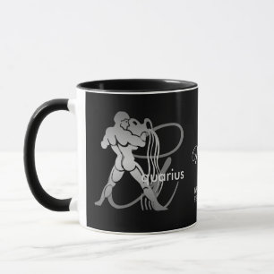 Caneca Aquarius ♒ Bearer Água - Sinal Zodiac