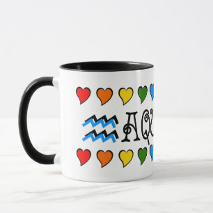 Caneca Aquarius Hearts