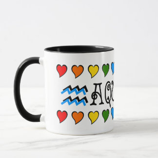 Caneca Aquarius Hearts